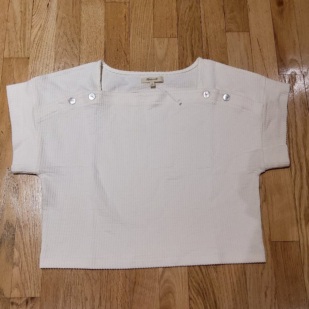 NWOT Madewell Top in Ivory Size M